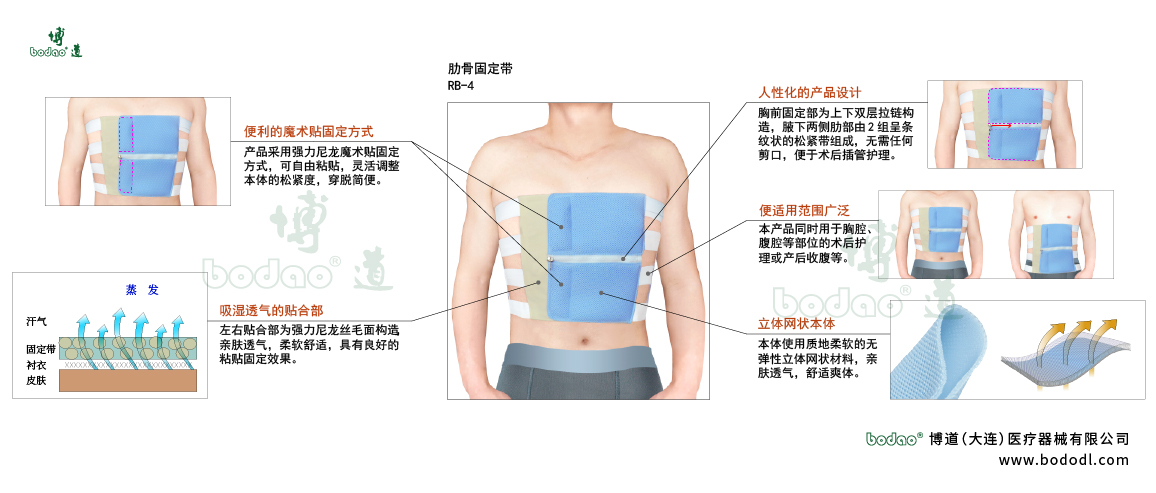 胸肋固定帶的產(chǎn)品詳情