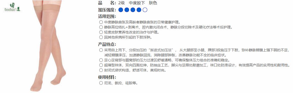 2級(jí)　中度股下　膚色